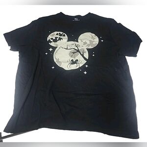 Mickey Mouse Glow In The Dark Halloween Moon Ears T-Shirt Men’s XL